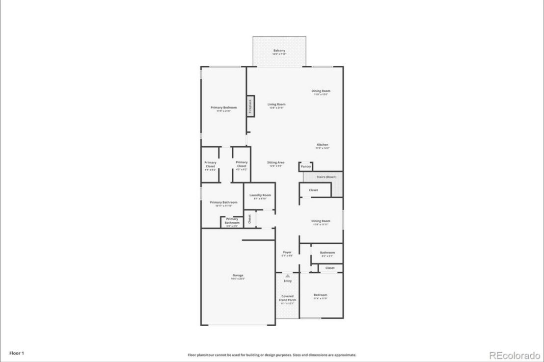 Floor plan of 2862 Newfound Lake Road: Main level