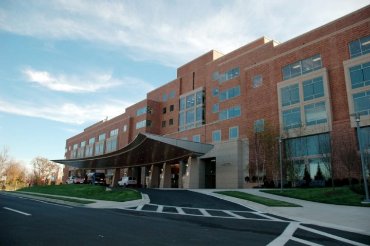 Hospital building exterior (stock photo)
